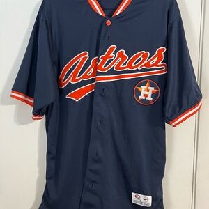Astros Navy Blue Baseball Jersey
